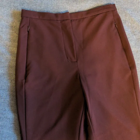 Wilfred size 2 burgundy slim cropped pants - Picture 3 of 4